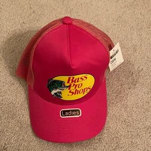 Bass Pro Shops Trucker Hat Pink New